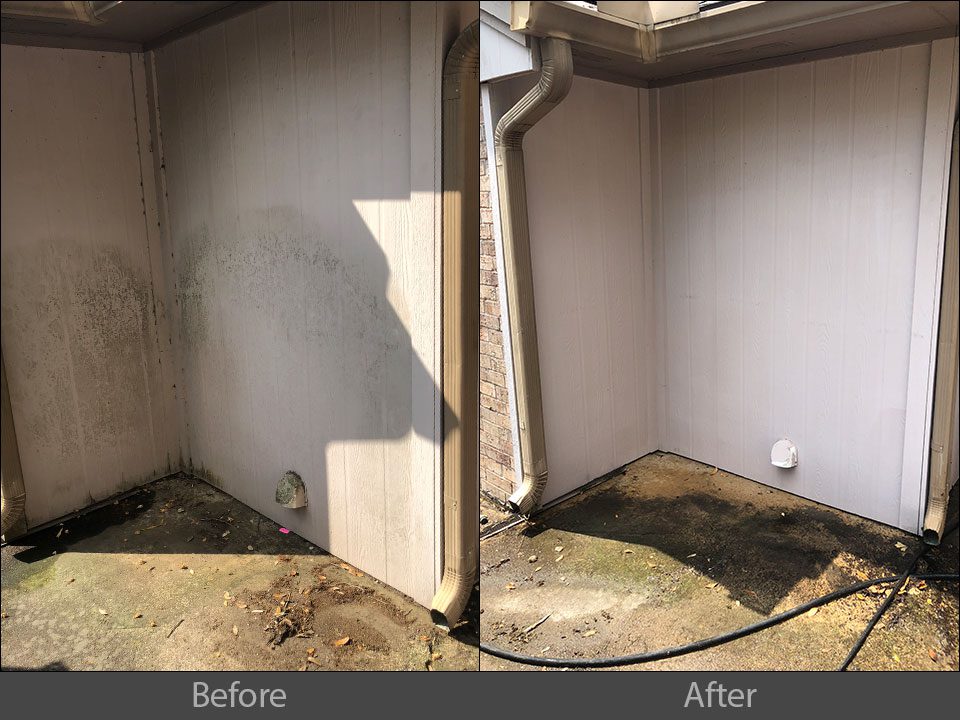 pressure washing wood siding
