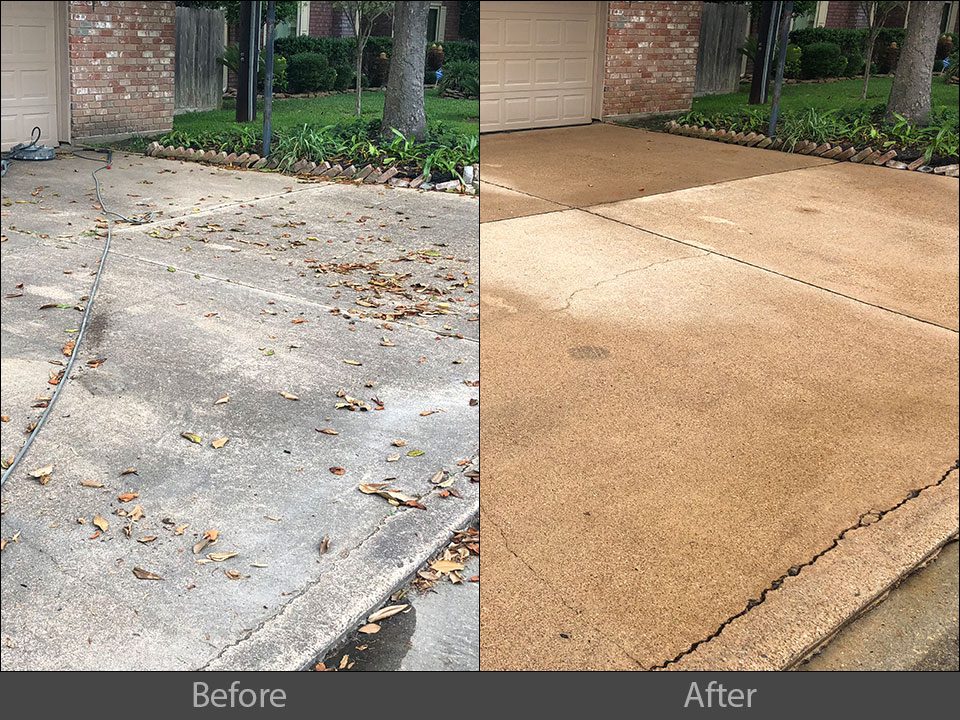 driveway pressure washing