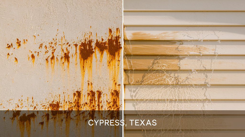 rust formation from moisture
